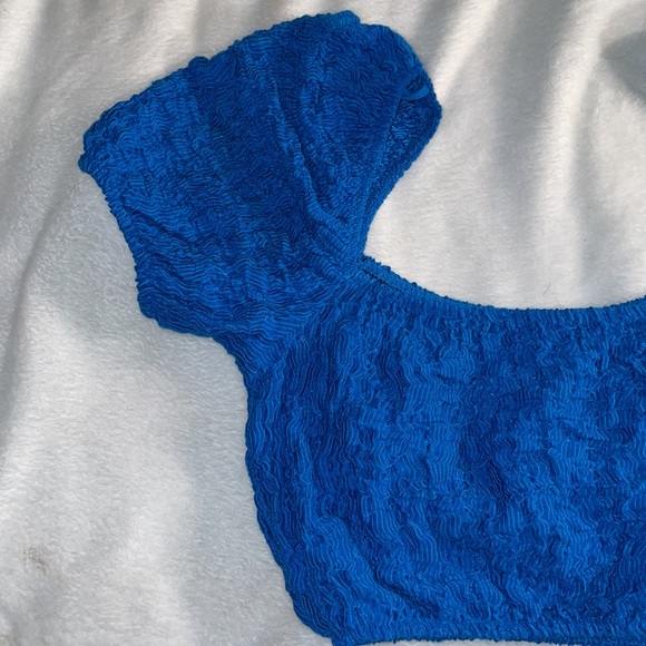 Zara Textures Crop Top - Small - Picture 2 of 5